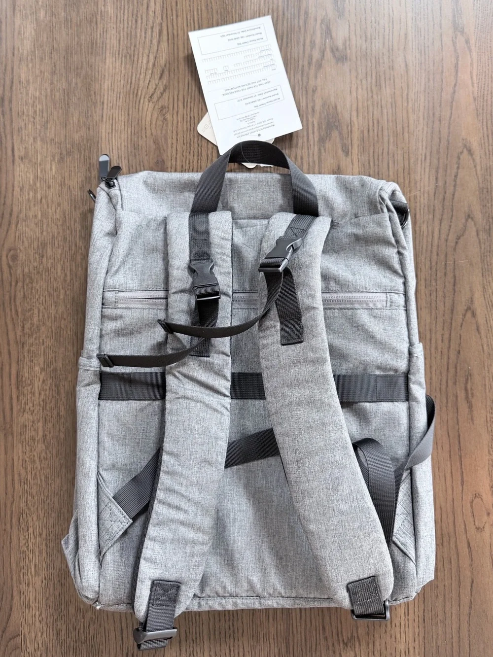 BRAND NEW Gray Men's Casual Backpack - Gray Travel Daypack
